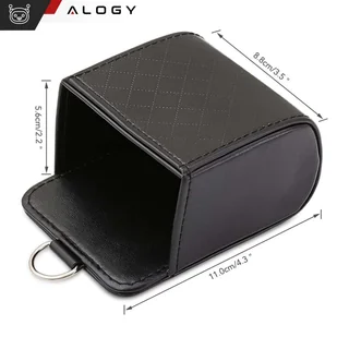2x Organizer samochodowy na kratkę uchwyt zaczep do kratki auta samochodu box Alogy Car Air Vent Czarny - Części i akcesoria do laptopów - miniaturka - grafika 7