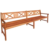 Sofy ogrodowe - vidaXL Ławka ogrodowa 240 cm lite drewno akacjowe 42593 - miniaturka - grafika 1
