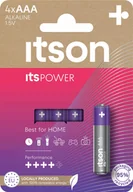 Baterie i akcesoria - itson itsPOWER battery Alkaline LR03IPO/4CP - miniaturka - grafika 1