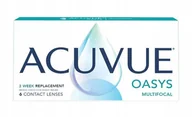 Soczewki kontaktowe - Johnson & Johnson Acuvue Oasys Multifocal 6 szt. Soczewki dwutygodniowe (-2.50 dpt, Addition HIGH (2.00 - 2.50) & BC 8.4), z ochroną UV - miniaturka - grafika 1