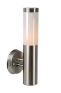 Lampy ogrodowe - Lucide KIBO Kinkiet IP44 H39cm E27 Satin Chrome 14863/01/12 - miniaturka - grafika 1