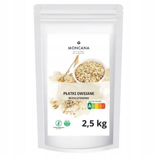 Bezglutenowe płatki owsiane 2500g Owies z Finlandii Czysty produkt