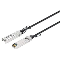 Kable miedziane - Intellinet 508384 kabel sieciowy Czarny 0,5 m - miniaturka - grafika 1