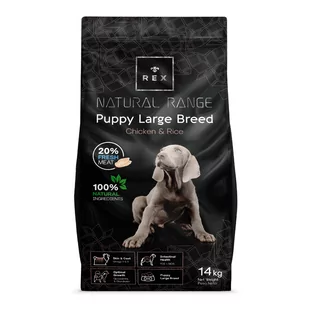 Rex Natural Range Puppy Large Breed Chicken & Rice 14kg - Sucha karma dla psów - miniaturka - grafika 4