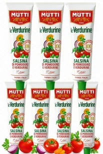 Koncentrat pomidorowy z warzywami Le Verdurine 130g x 7 - Mutti - Pasztet i przetwory mięsne - miniaturka - grafika 1