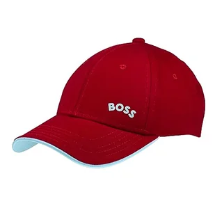 BOSS Męska czapka z bold-Curved Cap, Medium Red610, One Size, Medium Red610., jeden rozmiar - Czapki damskie - miniaturka - grafika 1