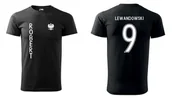 Koszulki sportowe męskie - Koszulka Robert Lewandowski 9 POLSKA Katar'22 - miniaturka - grafika 1
