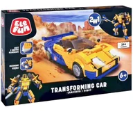 Roboty dla dzieci - Klocki 2w1 Samochód i Robot dla dzieci 6+ 394 el ruchome części Elefun - miniaturka - grafika 1