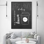 Plakaty - Plakat, Ale najpierw kawa, 30x40 cm - miniaturka - grafika 1