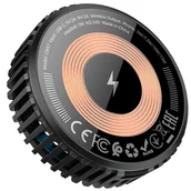 Akcesoria do smartwatchy - HOCO ładowarka indukcyjna kompatybilna z MagSafe 15W CW57 czarna - miniaturka - grafika 1