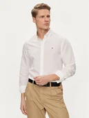 Koszule męskie - Tommy Hilfiger Koszula MW0MW34632 Biały Slim Fit - miniaturka - grafika 1