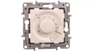 Legrand Termostat obrotowy NILOE 2 krem 764687 - Regulatory i termostaty - miniaturka - grafika 1