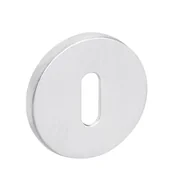 Szyldy i rozety - Rozeta VDS okrągła R68F chrom szczotka klucz - miniaturka - grafika 1