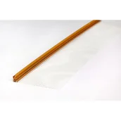 Listwy i profile - Listwa przyokienna 6 mm PVC z siatką i uszczelką Złoty Dąb 2,5 m - miniaturka - grafika 1