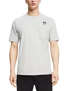 edc by Esprit T-shirt męski, 044/jasnoszary 5, L - Koszulki męskie - miniaturka - grafika 1