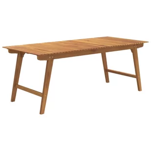 Stół ogrodowy, 200x90x75 cm, lite drewno akacjowe Lumarko! - Stoły ogrodowe - miniaturka - grafika 3