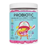 Witaminy i minerały - MyVita Żelki Probiotic z Pektyny Cytrusowej 120 sztuk - - miniaturka - grafika 1