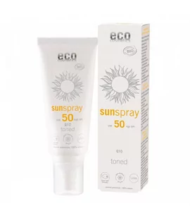 Eco Cosmetics Spray na słońce z koenzymem Q10 tonowany LSF/SPF 50 C5476 - Balsamy i kremy do opalania - miniaturka - grafika 1