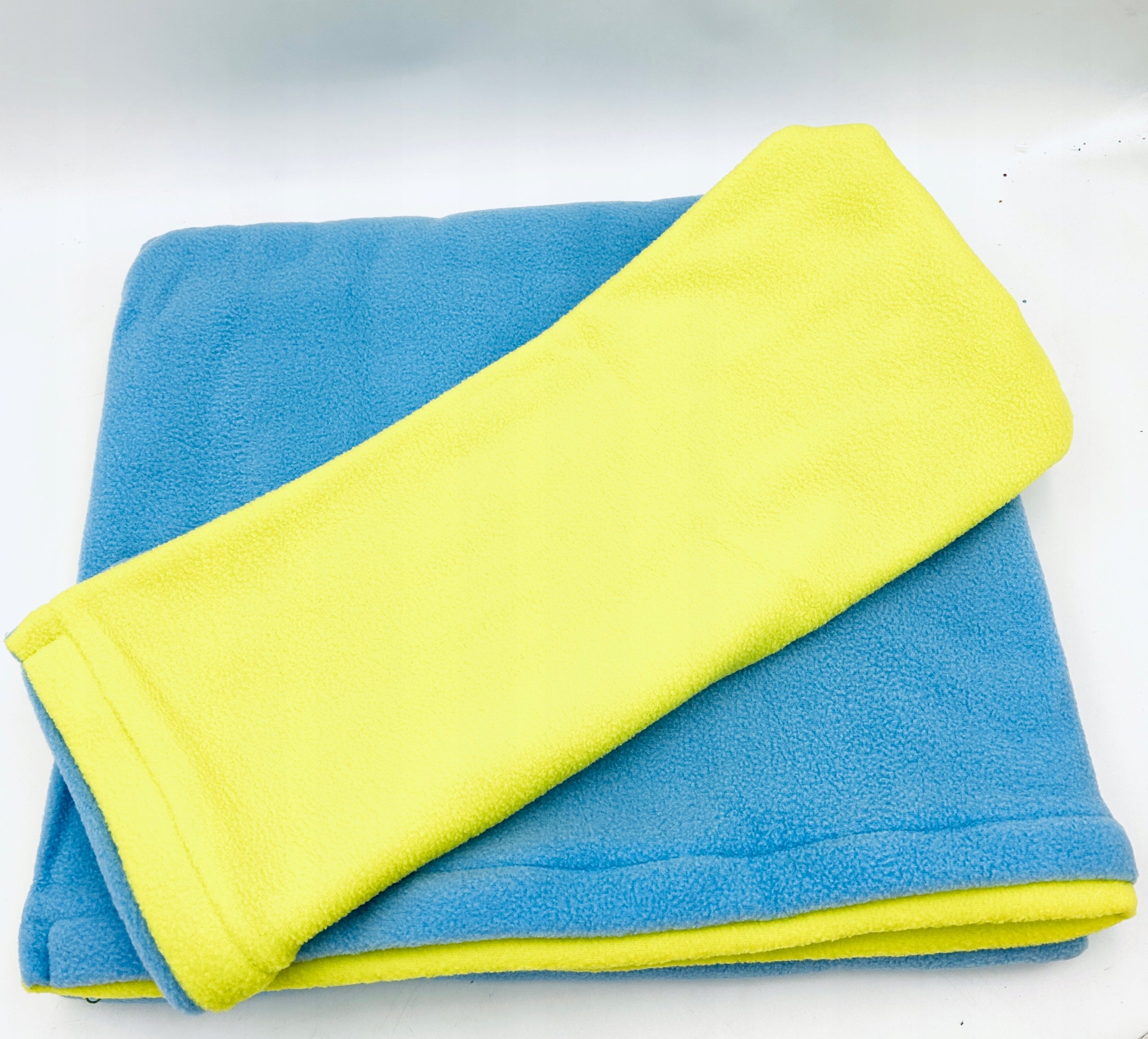 Pościel dziecięca polar 90x120 cm - Morski, Niebiesko-Seledynowy, Fuksja