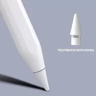 Części serwisowe do telefonów - USAMS Rysik magnetyczny Active Touch Sensitive Pen rysik biały/white ZB254DRB01 (US-ZB254) - miniaturka - grafika 1