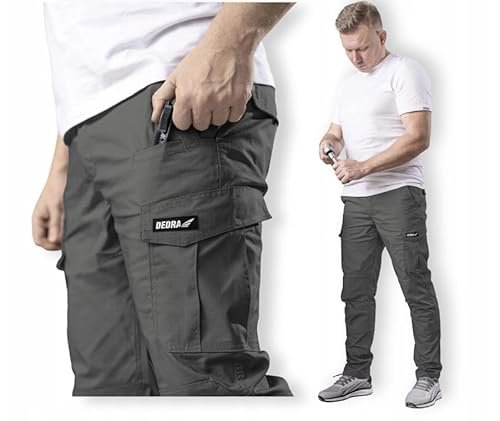 Spodnie cargo Ripstop XXL/58, gramatura 220 g/m², DEDRA BH31SP-XXL
