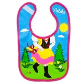 Śliniaki i fartuszki - Śliniak dziecięcy dziewczęcy Krakowianka - miniaturka - grafika 1