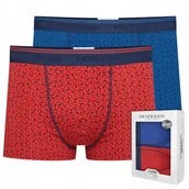 Majtki męskie - BOKSERKI męskie Henderson 41269 COAL bawełniane 2-PAK - XXL - miniaturka - grafika 1