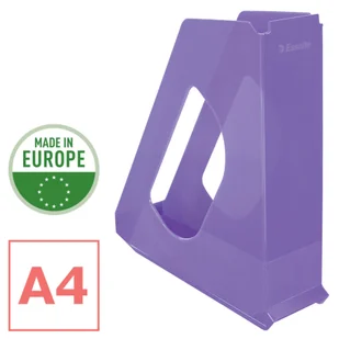 Pojemnik na dokumenty Esselte Colour`Breeze lawendowy 628456 - Podnóżki, podpórki, podkładki - miniaturka - grafika 1