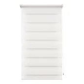 Rolety - Roleta dzień/noc Adele 57 x 140 cm biała - miniaturka - grafika 1