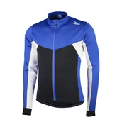 Bluzy na rower - Rogelli Recco 2.0 Lekko Ocieplana Bluza Rowerowa Niebieska S - miniaturka - grafika 1