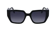 Okulary przeciwsłoneczne - KARL LAGERFELD KL6098S Okulary przeciwsłoneczne, czarne, jeden rozmiar dla kobiet, czarny, rozmiar uniwersalny - miniaturka - grafika 1