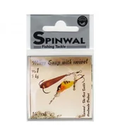 Inne akcesoria dla wędkarzy - Agrafka Micro Snap+krętlik Spinwal -5 kg 10szt - miniaturka - grafika 1