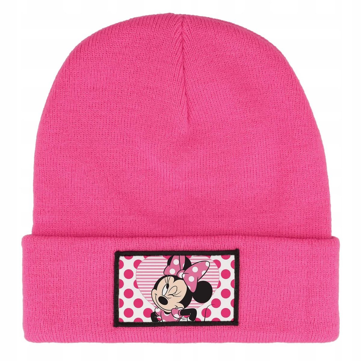 Czapka Zimowa Dziecięca MYSZKA MINNIE Myszki Prezent Wzory Różowa