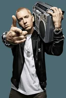 Podkładki pod mysz - PODKŁADKA POD MYSZ Nadruk 22x18 cm Eminem GOD Legends Never Die Prezent - miniaturka - grafika 1