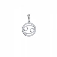 Bransoletki - Srebrny Charms Znak zodiaku RAK DEDYKACJA - miniaturka - grafika 1