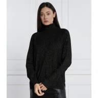 Swetry damskie - TWINSET Wełniany golf | Regular Fit | z dodatkiem kaszmiru - miniaturka - grafika 1