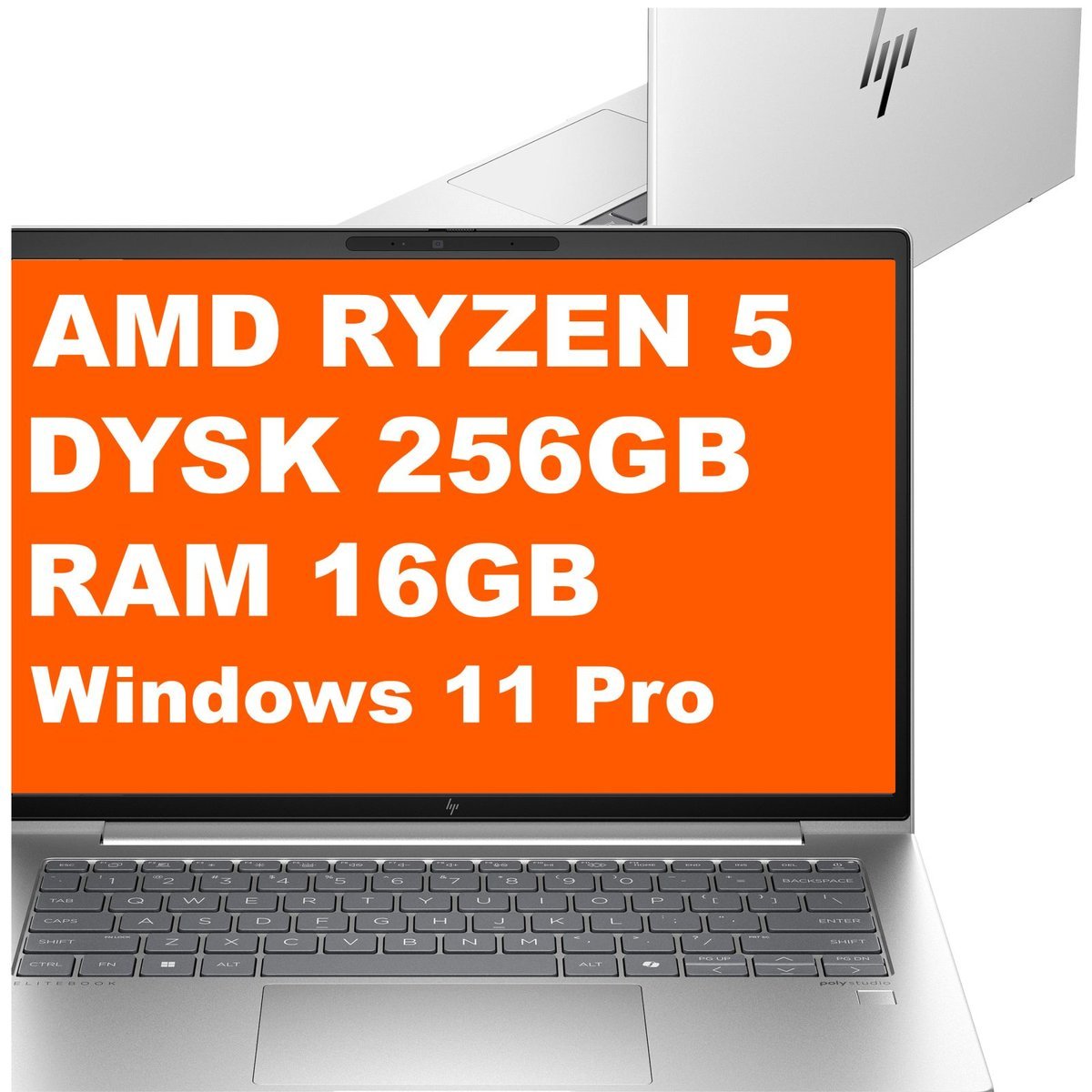 HP EliteBook 645 G11 / BD9Z1U8 / 16GB / 256GB / AMD Radeon / WUXGA / Win 11 Pro / Srebrny