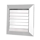 Kratki wentylacyjne - Wylot powietrza, wentylator wyciągowy kuchenny lub łazienkowy, montowany na ścianie, z ruchomą żaluzją (nadaje się do otworu 80 mm) - miniaturka - grafika 1