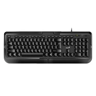 Genius KB-118 Elegant black Biurowa, odporna na zalanie - Klawiatury - miniaturka - grafika 1