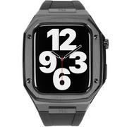 Paski - Ralph Giallo Etui Apple Watch 45 mm Noce czarne - miniaturka - grafika 1