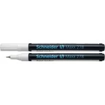 Schneider Marker olejowy Maxx 278 08 mm biały - Markery permanentne - miniaturka - grafika 1