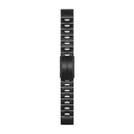 Akcesoria do smartwatchy - Garmin Tytanowa bransoleta z otworami i szarą powłoką węglową DLC Quick Fit 22 mm - Fenix 5/6 [010-12863-09] 010-12863-09 - miniaturka - grafika 1