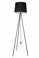 Lampy stojące - Lampa Podłogowa Stojąca Trójnóg Abażur E27 - miniaturka - grafika 1