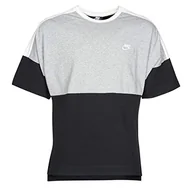 Koszulki męskie - Nike męski T-shirt M Nsw Top Ss Jsy Cb czarny Black/Dk Grey Heather/Sail/(White) 4XL-T - miniaturka - grafika 1