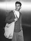 Torby męskie - Reserved - Torba na ramię - beżowy - miniaturka - grafika 1