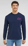 Bluzy męskie - Męski longsleeve Lee RELAXED LS TEE L - miniaturka - grafika 1