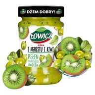 Dżem - Łowicz DŻEM Z AGRESTU I KIWI 280 G - miniaturka - grafika 1