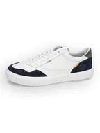 Trampki męskie - Camel Active Skórzane sneakersy "Sand" w kolorze biało-granatowym - miniaturka - grafika 1