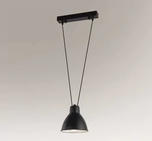 Shilo lampa wisząca Masami E27 czarna 7948 - Lampy sufitowe - miniaturka - grafika 1