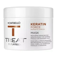 Maski do włosów - Montibello Keratin Force (delikatne) maska 500 ml Treat NaturTech - miniaturka - grafika 1